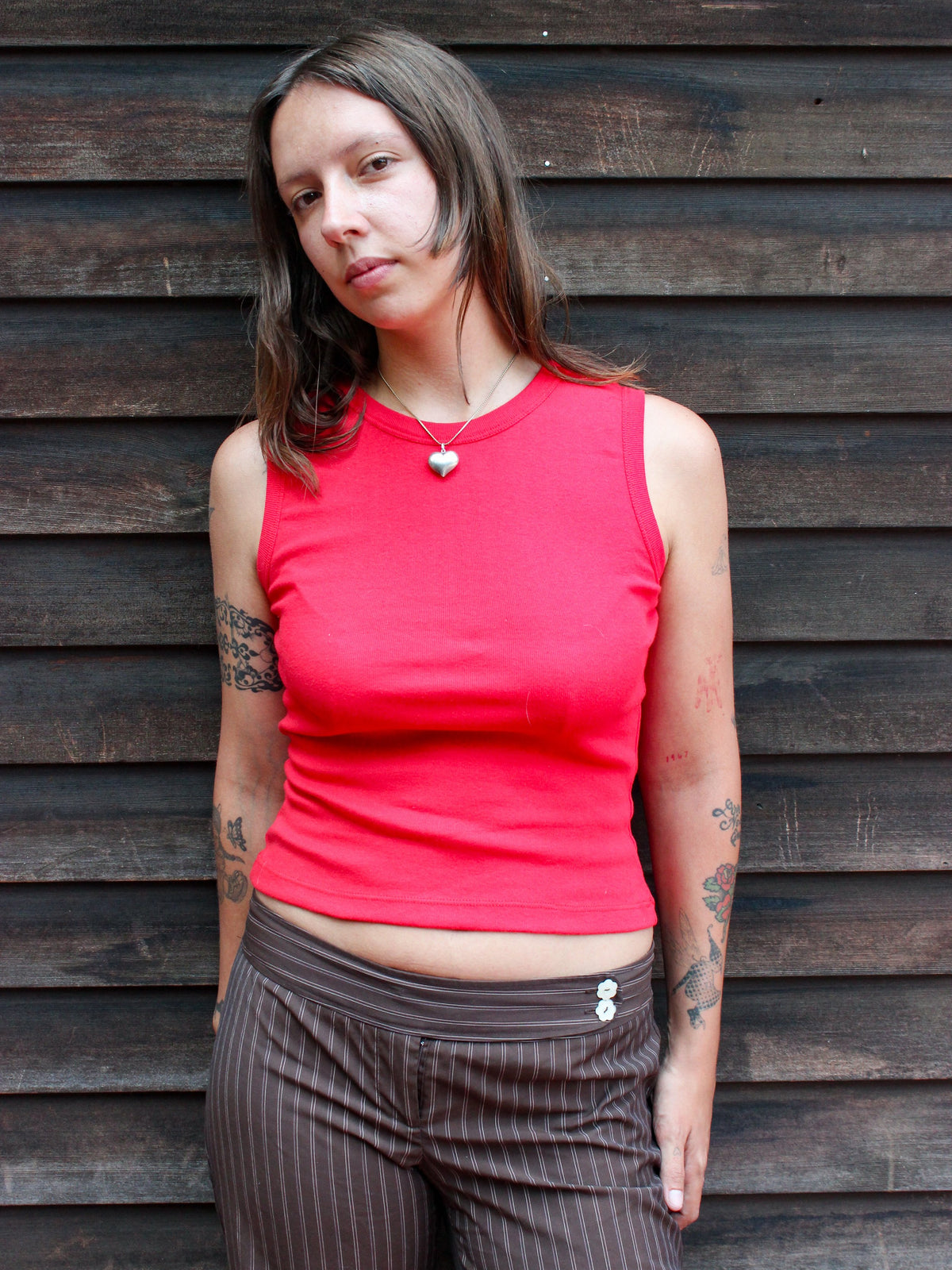 Calomel Mallki Top in Red