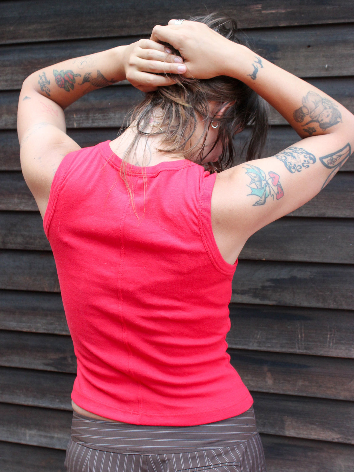 Calomel Mallki Top in Red