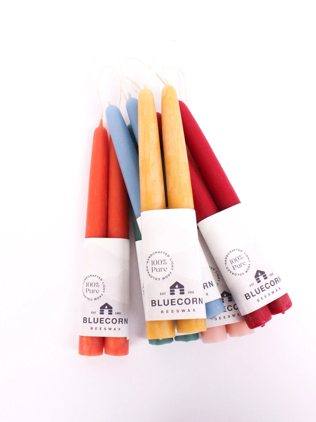 Beeswax Taper Candles 8"