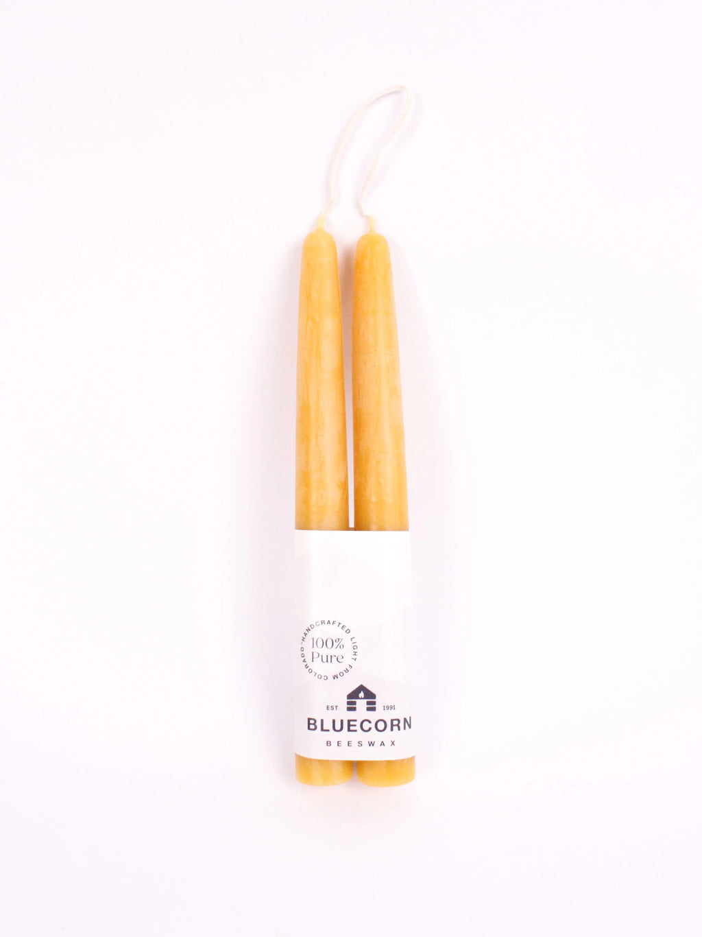 Beeswax Taper Candles 8"