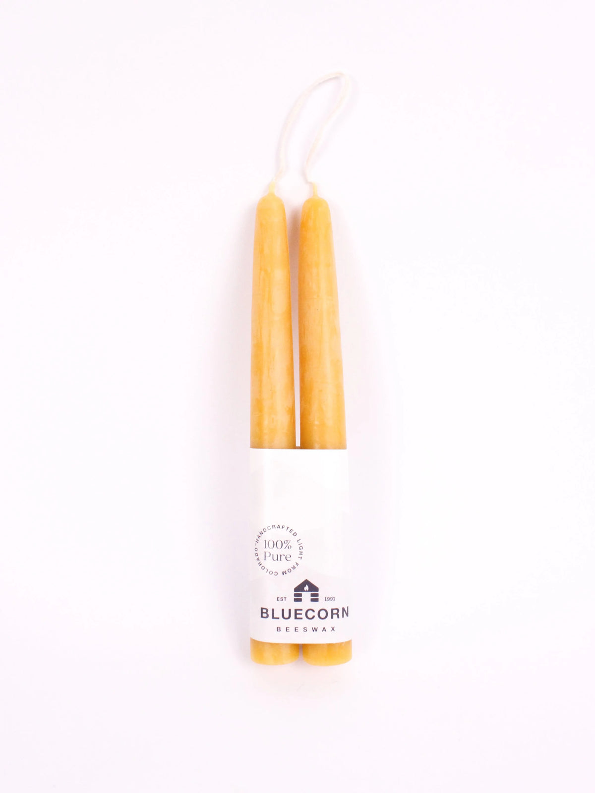 Beeswax Taper Candles 8"