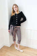 Janis Sailor Cardigan Noir