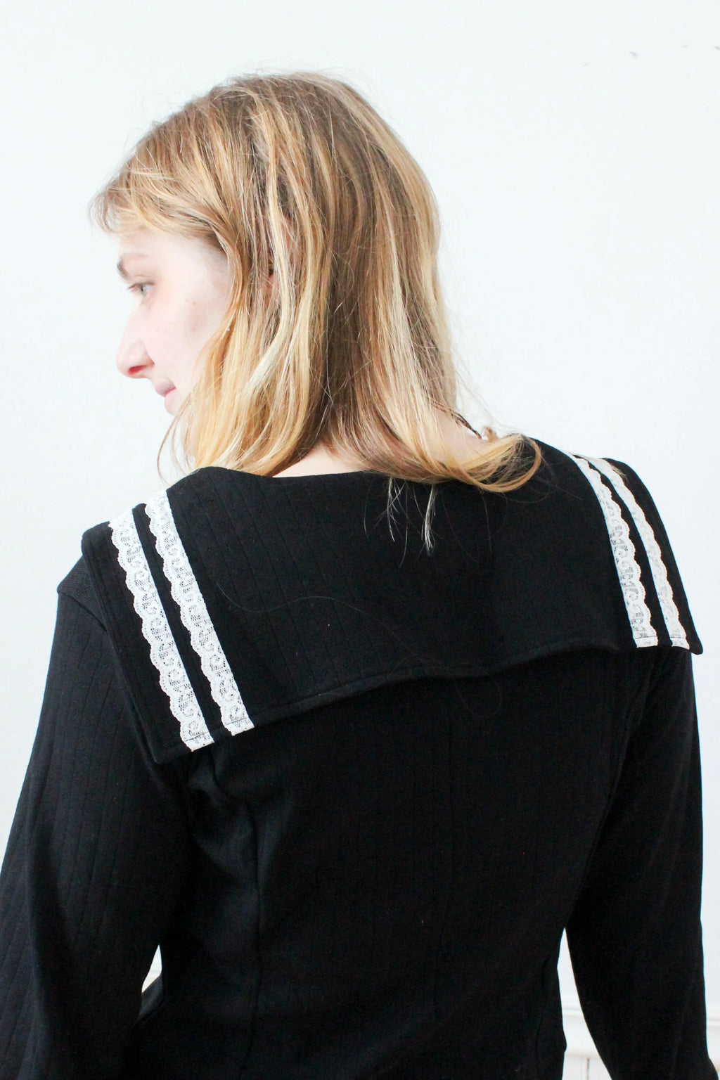 Janis Sailor Cardigan Noir
