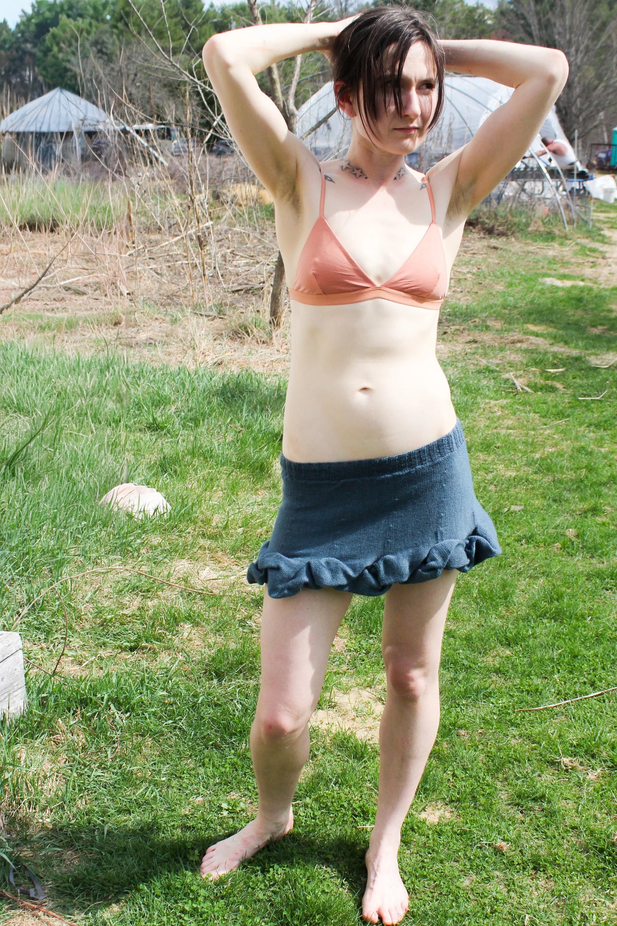 Knit Bubble Skirt