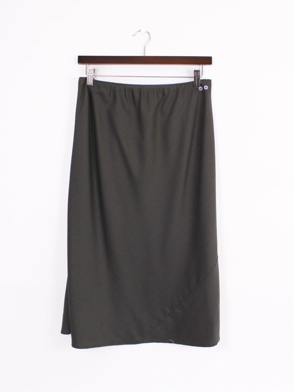 90's Bias Skirt in Slack Stripe Grey